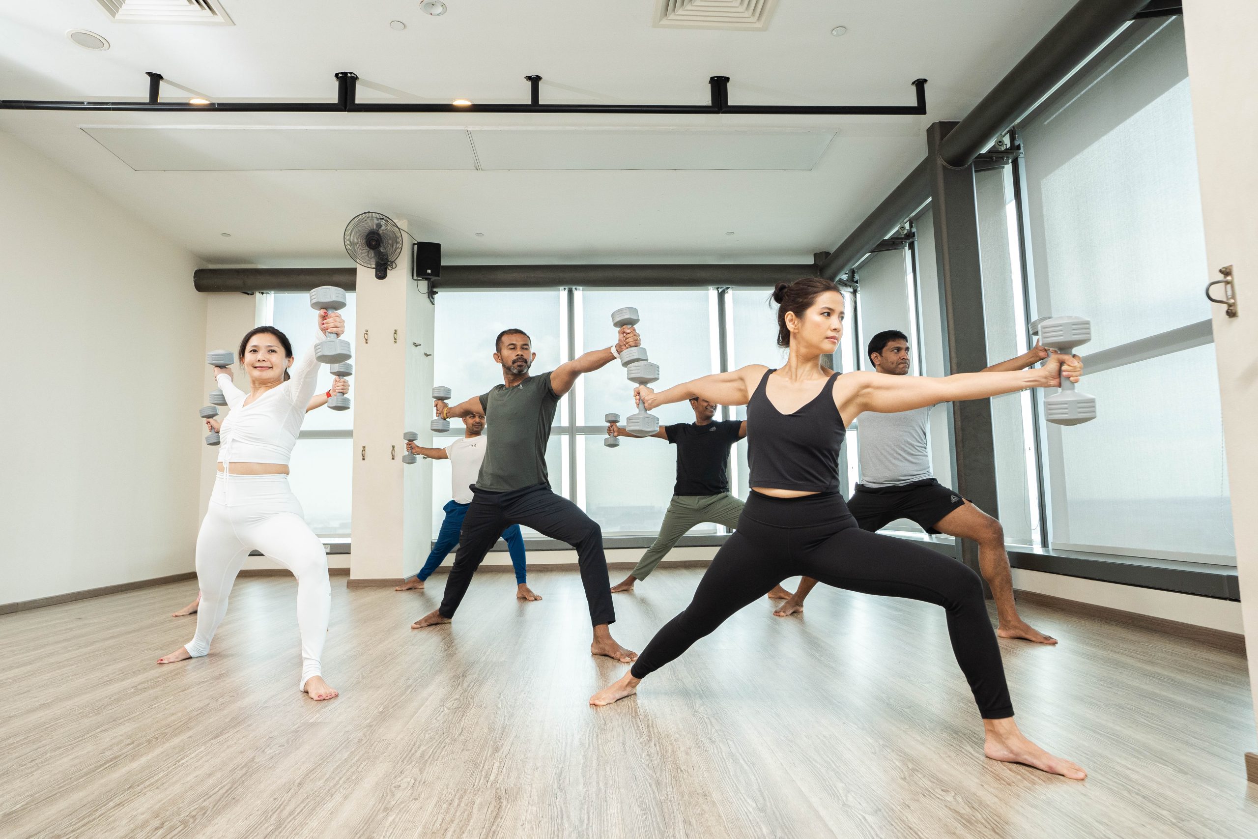 Yoga class in Singapore